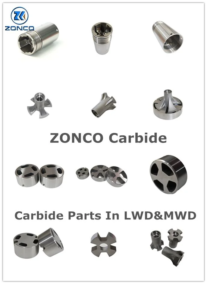 Mwd Lwd Mud Motor Mud Pluser OEM Customizable Tungsten Carbide Components Cemented Carbide Parts